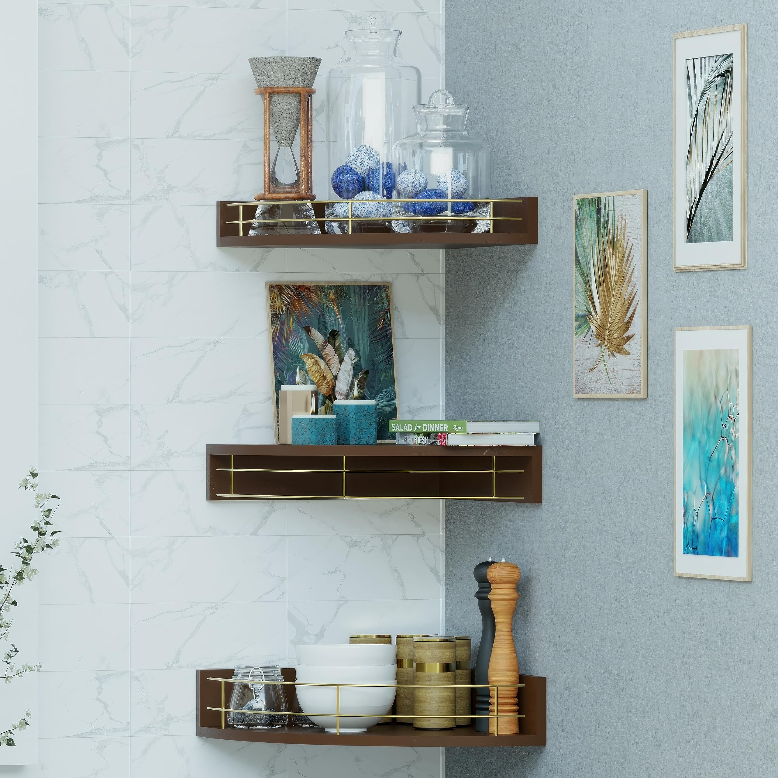 【送料無料】Iron × Wood 4D Shelf 送料無料】Iron × Wood 4D Shelf